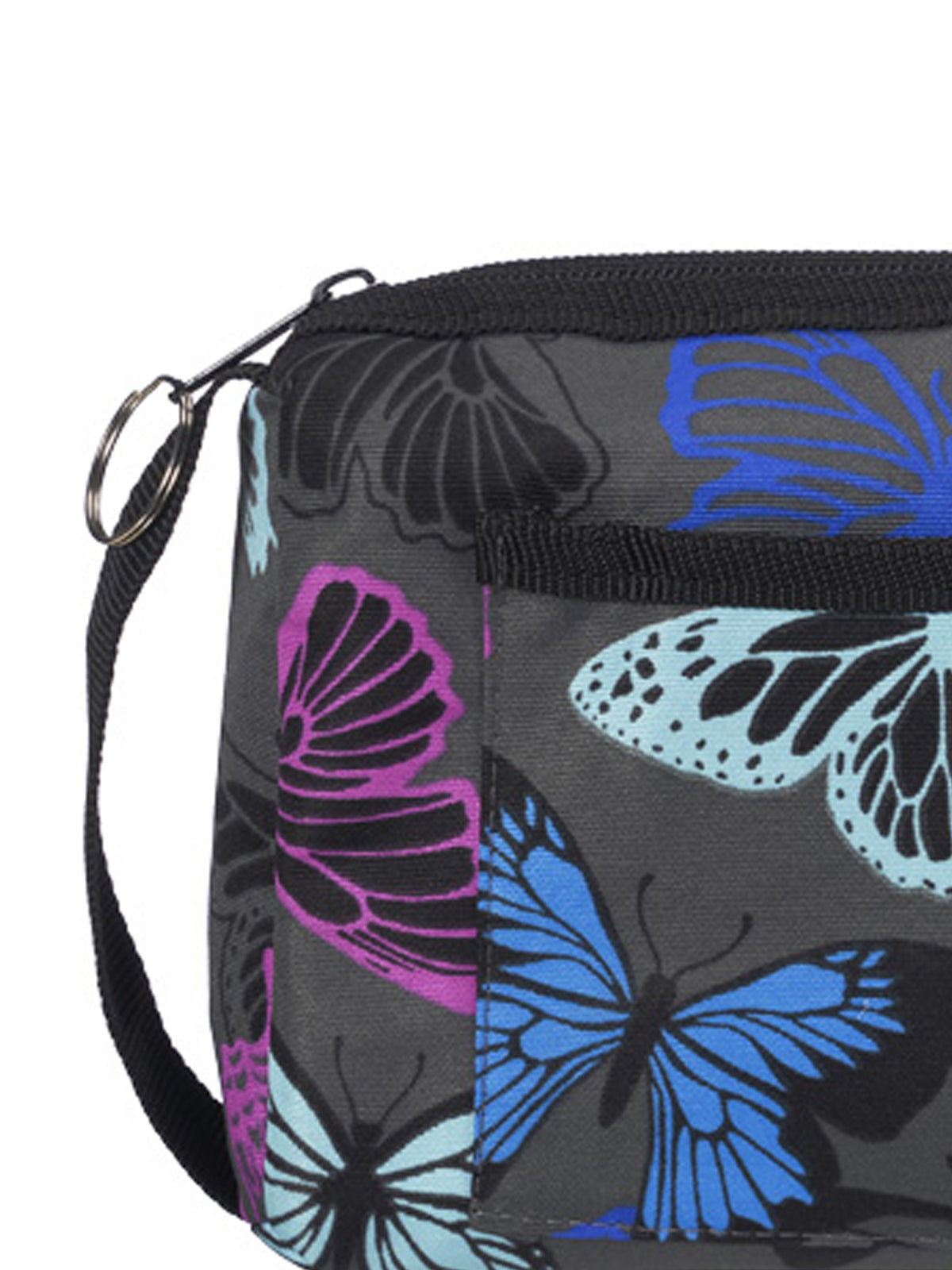 Compact Carry Case - 745 - Butterflies Grey