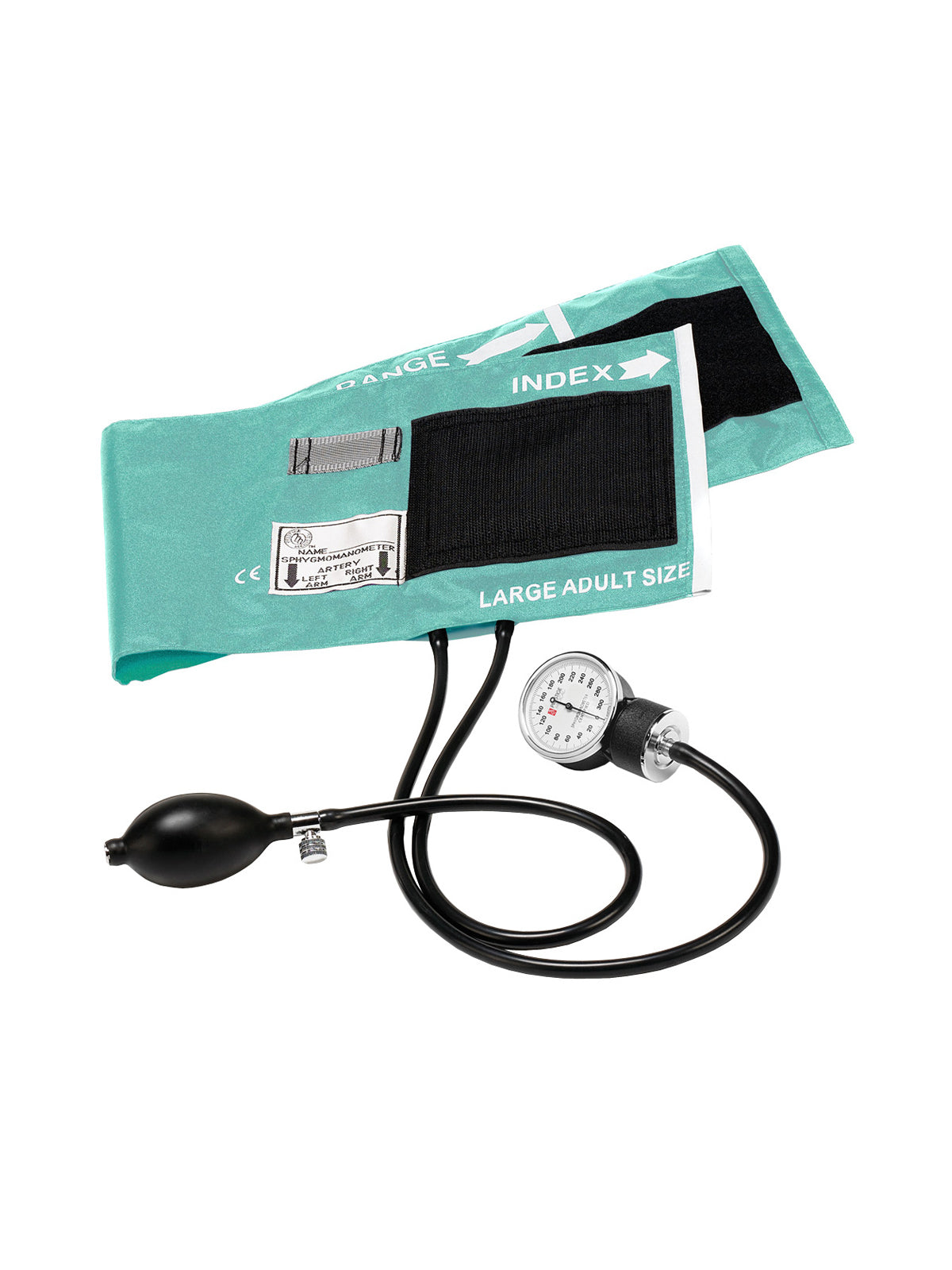 Premium Large Adult Aneroid Sphygmomanometer - 82OB - Aqua Sea