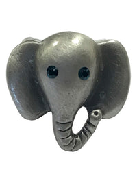 Unisex 3D Stethoscope Jewelry - 99 - Elephant - Antique Tin