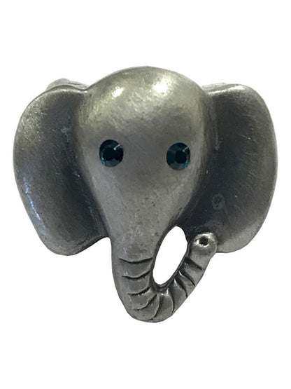 Unisex 3D Stethoscope Jewelry - 99 - Elephant - Antique Tin