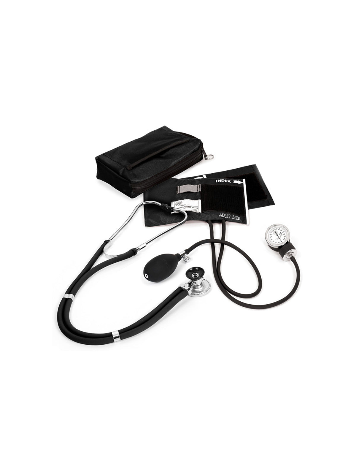 Basic Aneroid Sphygmomanometer / Sprague-Rappaport Kit - A1105 - Black