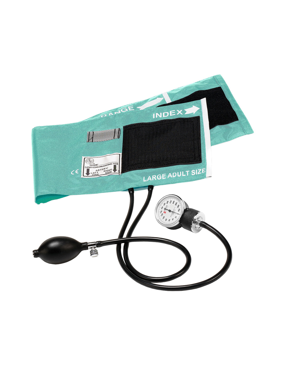 Unisex Premium Large Adult Aneroid Sphygmomanometer - S82OB - Aqua Sea