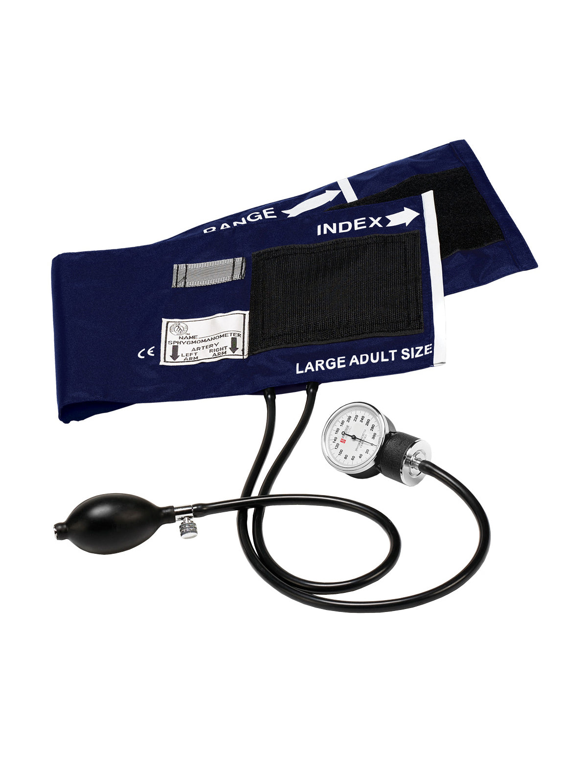 Unisex Premium Large Adult Aneroid Sphygmomanometer - S82OB - Navy