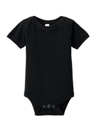 Unisex Infant Jersey Short Sleeve One Piece - BC100B - Black