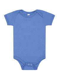 Unisex Infant Jersey Short Sleeve One Piece - BC100B - Heather Columbia Blue