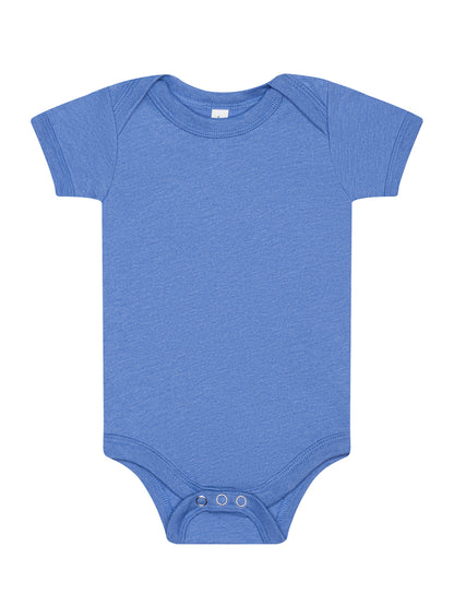 Unisex Infant Jersey Short Sleeve One Piece - BC100B - Heather Columbia Blue