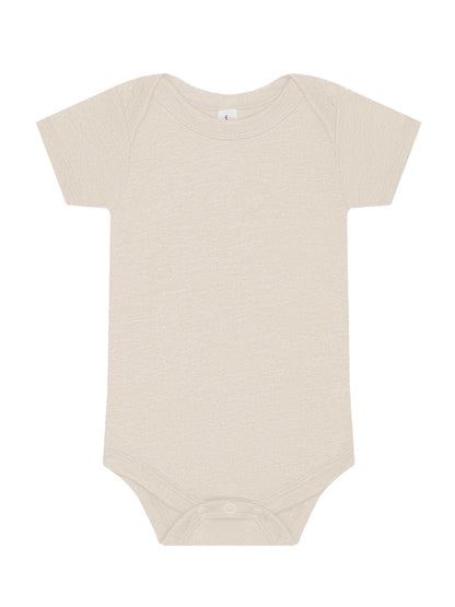 Unisex Infant Jersey Short Sleeve One Piece - BC100B - Heather Dust