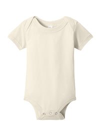 Unisex Infant Jersey Short Sleeve One Piece - BC100B - Natural