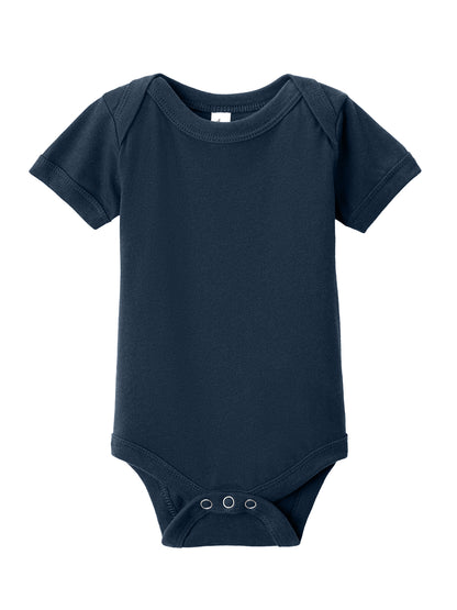 Unisex Infant Jersey Short Sleeve One Piece - BC100B - Navy