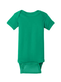 Unisex Infant Short Sleeve Baby Rib Bodysuit - RS4400 - Kelly