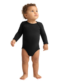 Unisex Infant Long Sleeve Jersey Bodysuit - RS4421 - Black