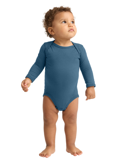 Unisex Infant Long Sleeve Jersey Bodysuit - RS4421 - Indigo