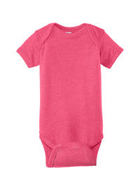 Unisex Infant Fine Jersey Bodysuit - RS4424 - Vintage Hot Pink