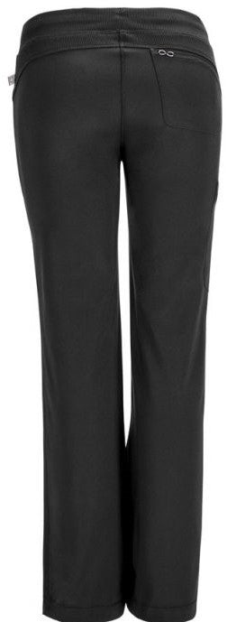 Women's 4-Pocket Low Rise Scrub Pant - 1123A - Black