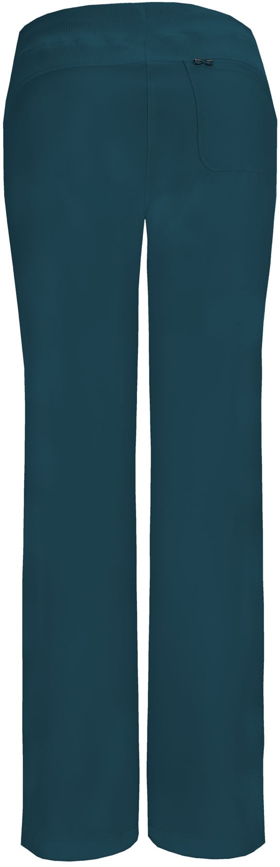 Women's 4-Pocket Low Rise Scrub Pant - 1123A - Caribbean Blue