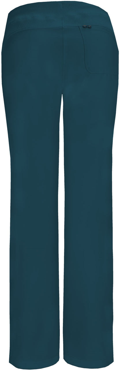 Women's 4-Pocket Low Rise Scrub Pant - 1123A - Caribbean Blue