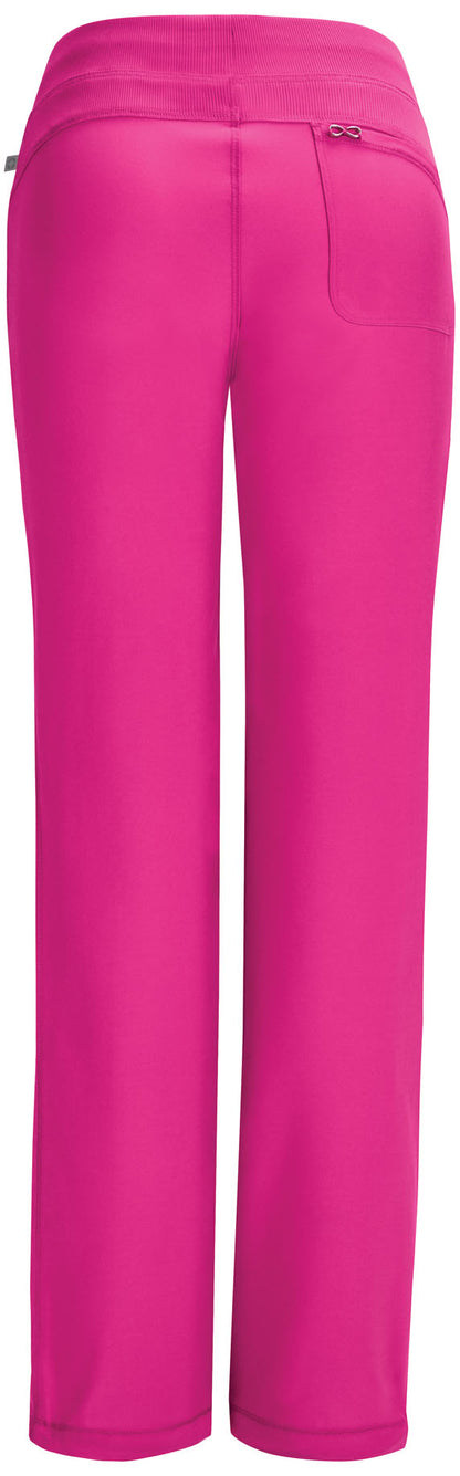 Women's 4-Pocket Low Rise Scrub Pant - 1123A - Carmine Pink