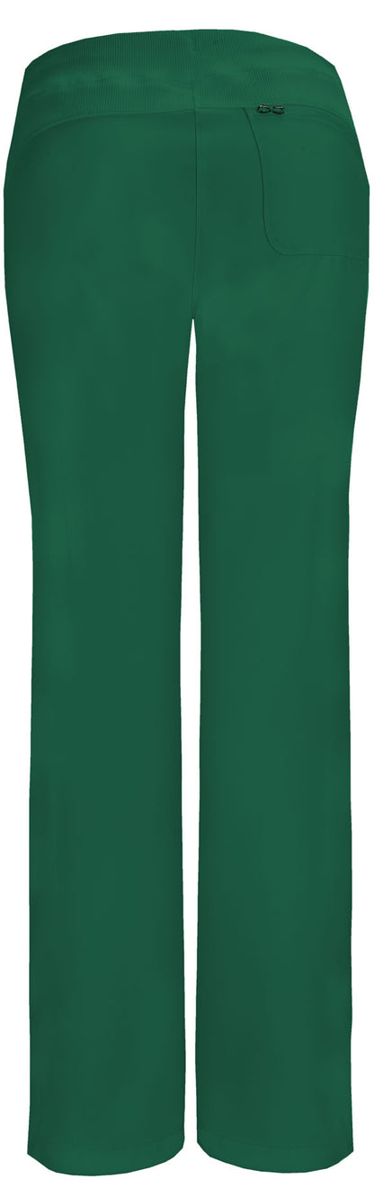 Women's 4-Pocket Low Rise Scrub Pant - 1123A - Hunter Green