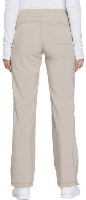 Women's 4-Pocket Low Rise Scrub Pant - 1123A - Khaki