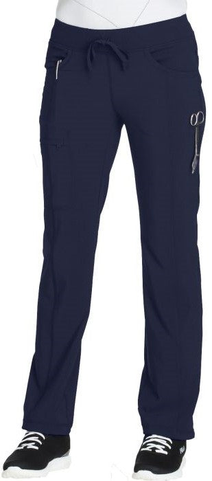 Women's 4-Pocket Low Rise Scrub Pant - 1123A - Navy