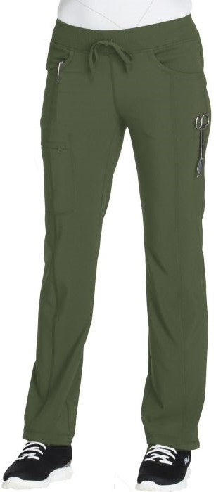 Women's 4-Pocket Low Rise Scrub Pant - 1123A - Olive