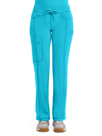 Women's 4-Pocket Low Rise Pant - 1123A - Turquoise