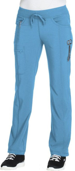 Women's 4-Pocket Low Rise Scrub Pant - 1123A - Turquoise