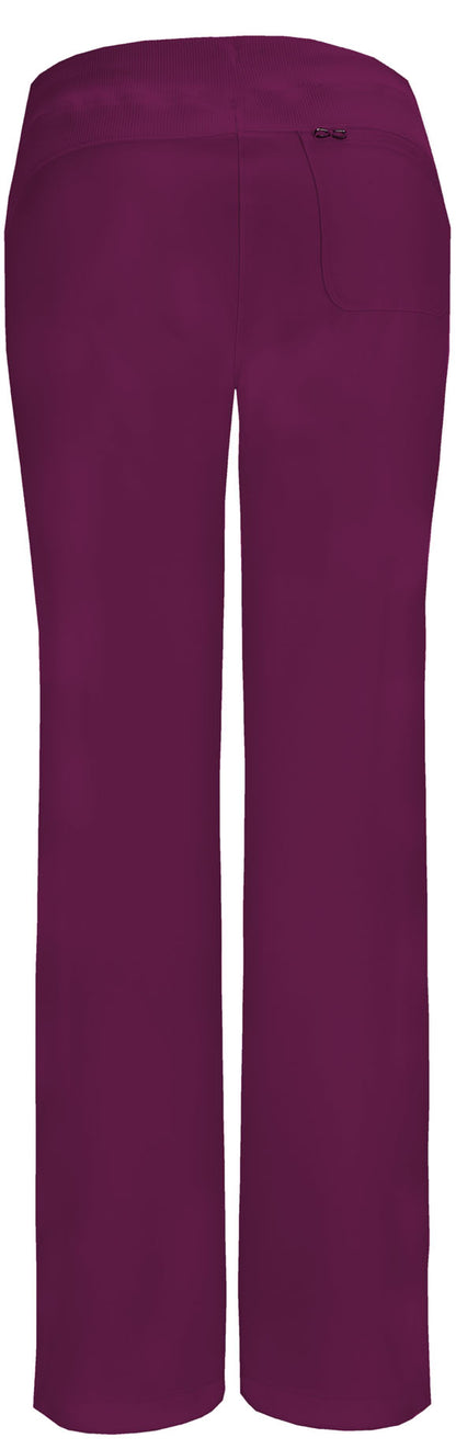 Women's 4-Pocket Low Rise Scrub Pant - 1123A - Wine