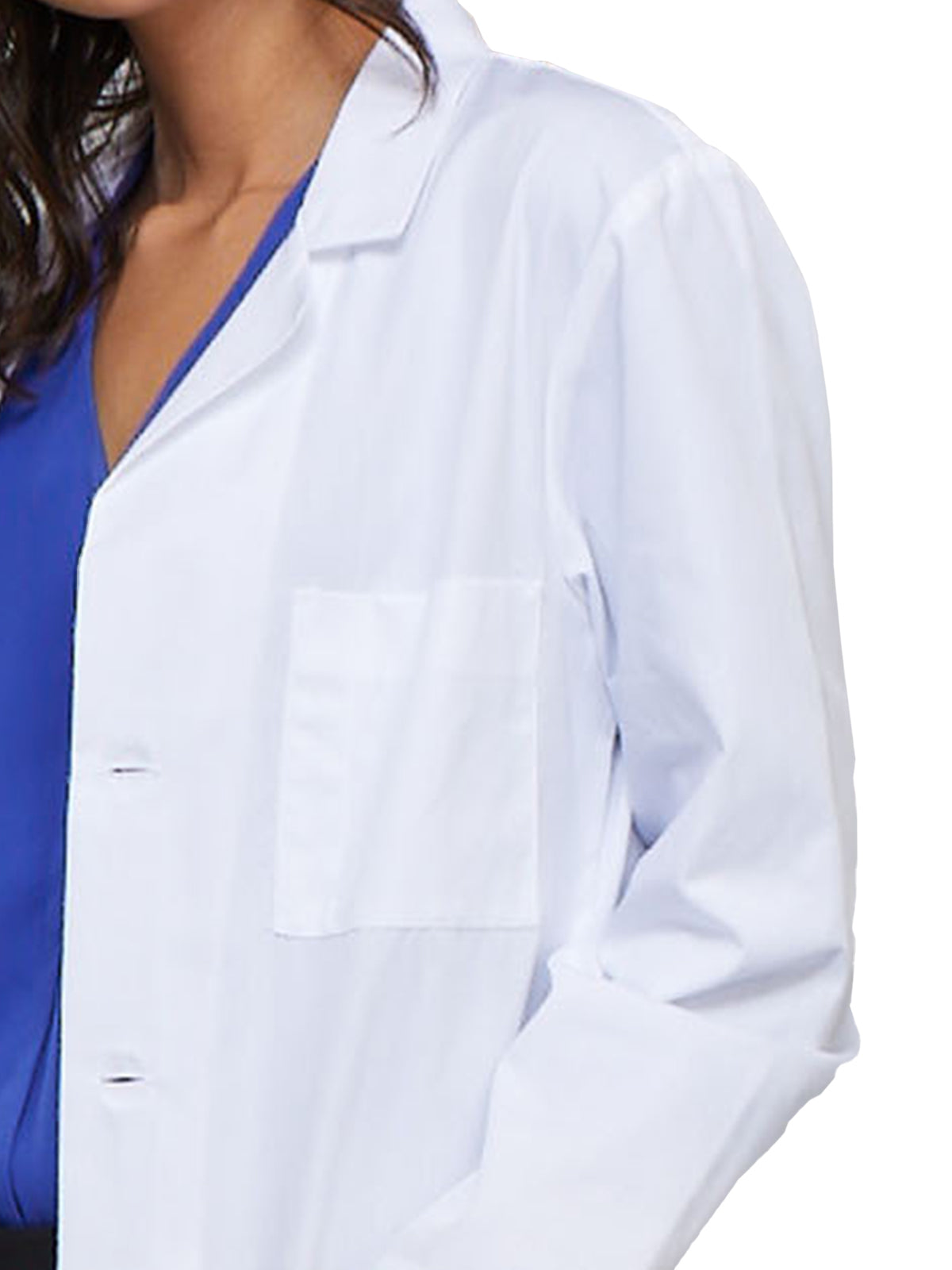 Unisex 3-Pocket 40" Lab Coat - 1346 - White