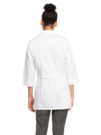 Women's Two-Pocket 30" Consultation 3/4 Sleeve Lab Coat - 1470 - White