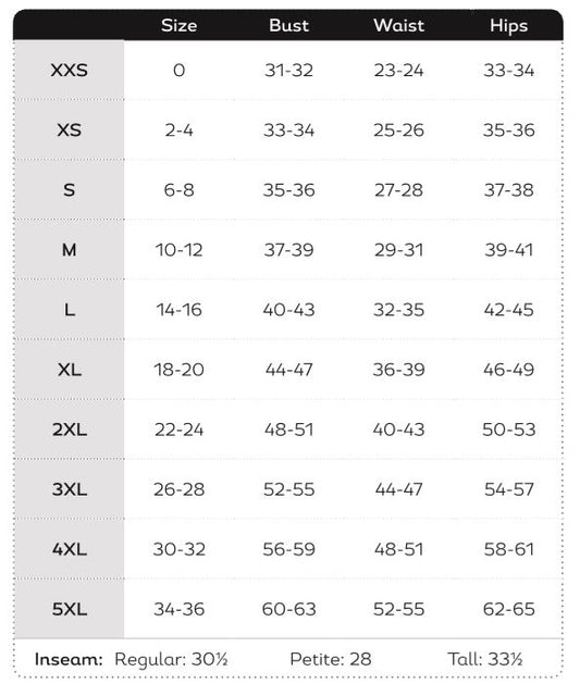 SIZECHART
