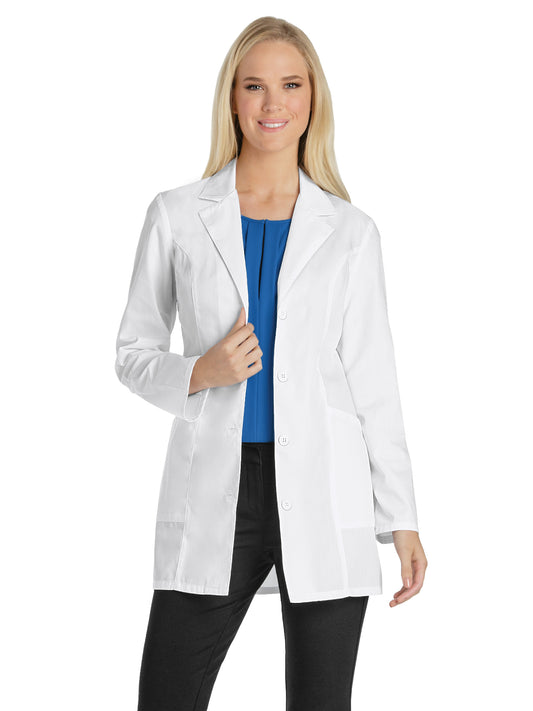 Women's Two-Pocket 32" Mid-Length Lab Coat - 2300 - White