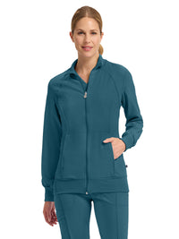 Women's 2-Pocket Contemporary Jacket - 2391A - Caribbean Blue
