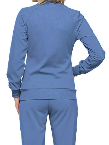 Women's 2-Pocket Contemporary Scrub Jacket - 2391A - Ciel