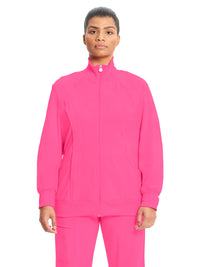 Women's 2-Pocket Contemporary Jacket - 2391A - Carmine Pink