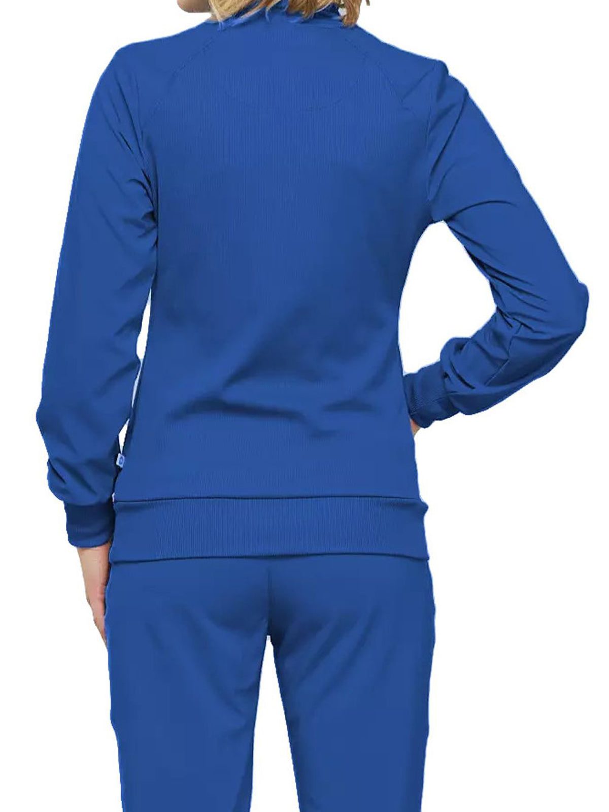 Women's 2-Pocket Contemporary Scrub Jacket - 2391A - Royal