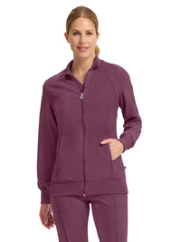 Women's 2-Pocket Contemporary Jacket - 2391A - Wine