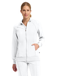 Women's 2-Pocket Contemporary Jacket - 2391A - White