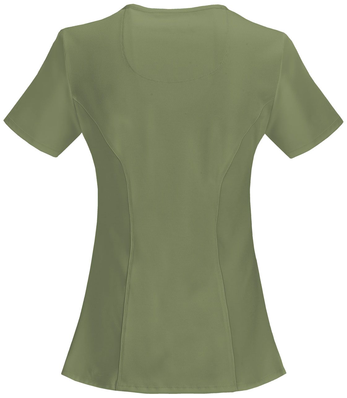 Women's 4-Pocket Mock Wrap Scrub Top - 2625A - Olive