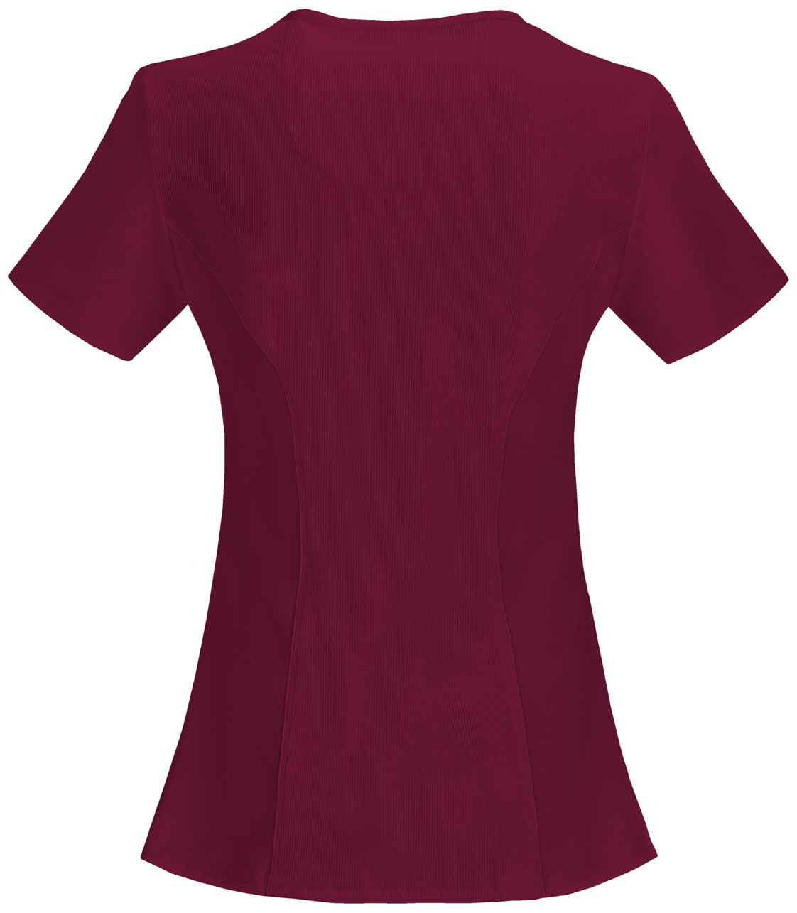 Women's 4-Pocket Mock Wrap Scrub Top - 2625A - Wine