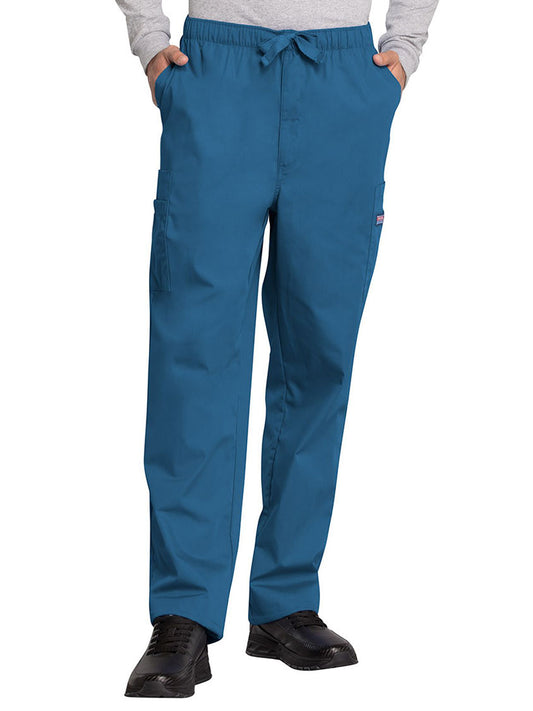 Men's 7-Pocket Cargo Scrub Pant - 4000 - Caribbean Blue