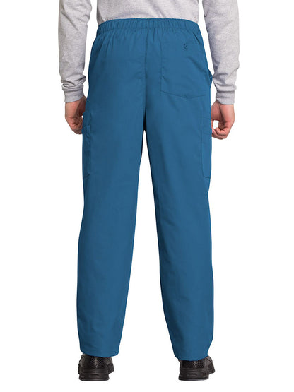 Men's 7-Pocket Cargo Scrub Pant - 4000 - Caribbean Blue