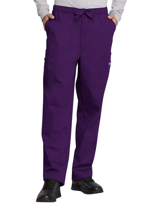 Men's 7-Pocket Cargo Scrub Pant - 4000 - Eggplant