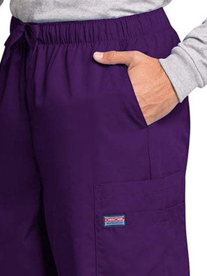 Men's 7-Pocket Cargo Scrub Pant - 4000 - Eggplant