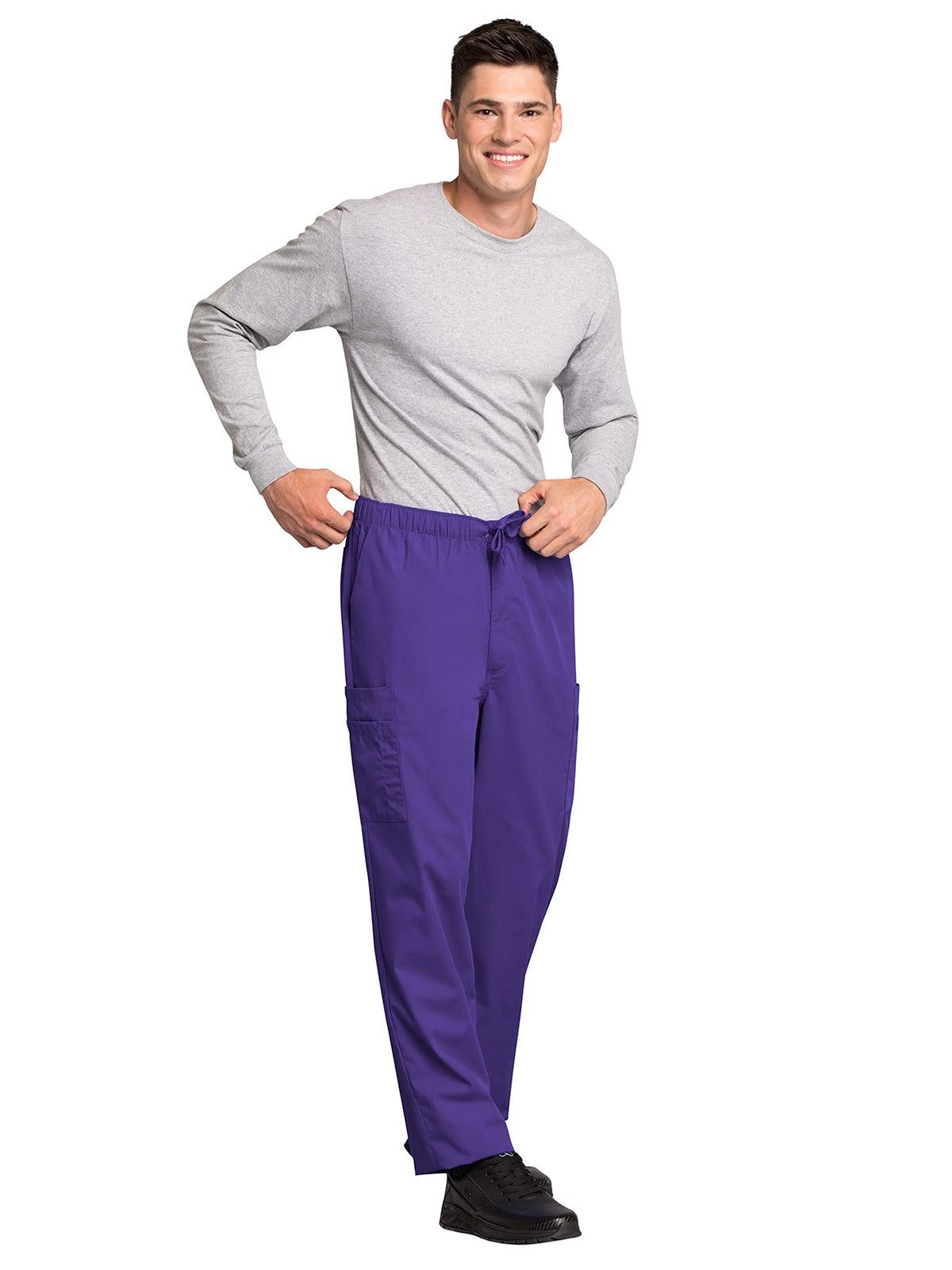 Men's 7-Pocket Cargo Scrub Pant - 4000 - Grape