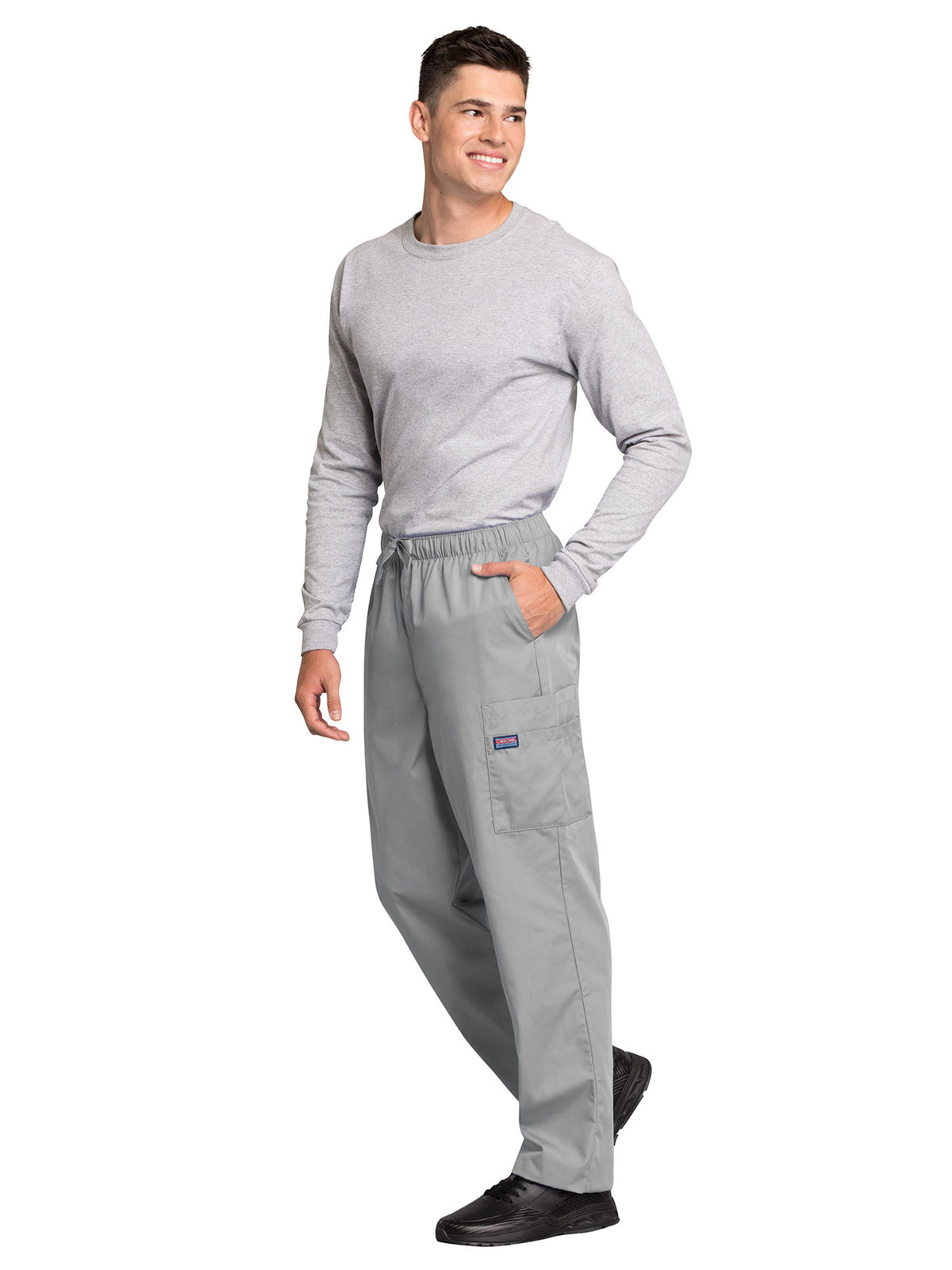 Men's 7-Pocket Cargo Scrub Pant - 4000 - Grey