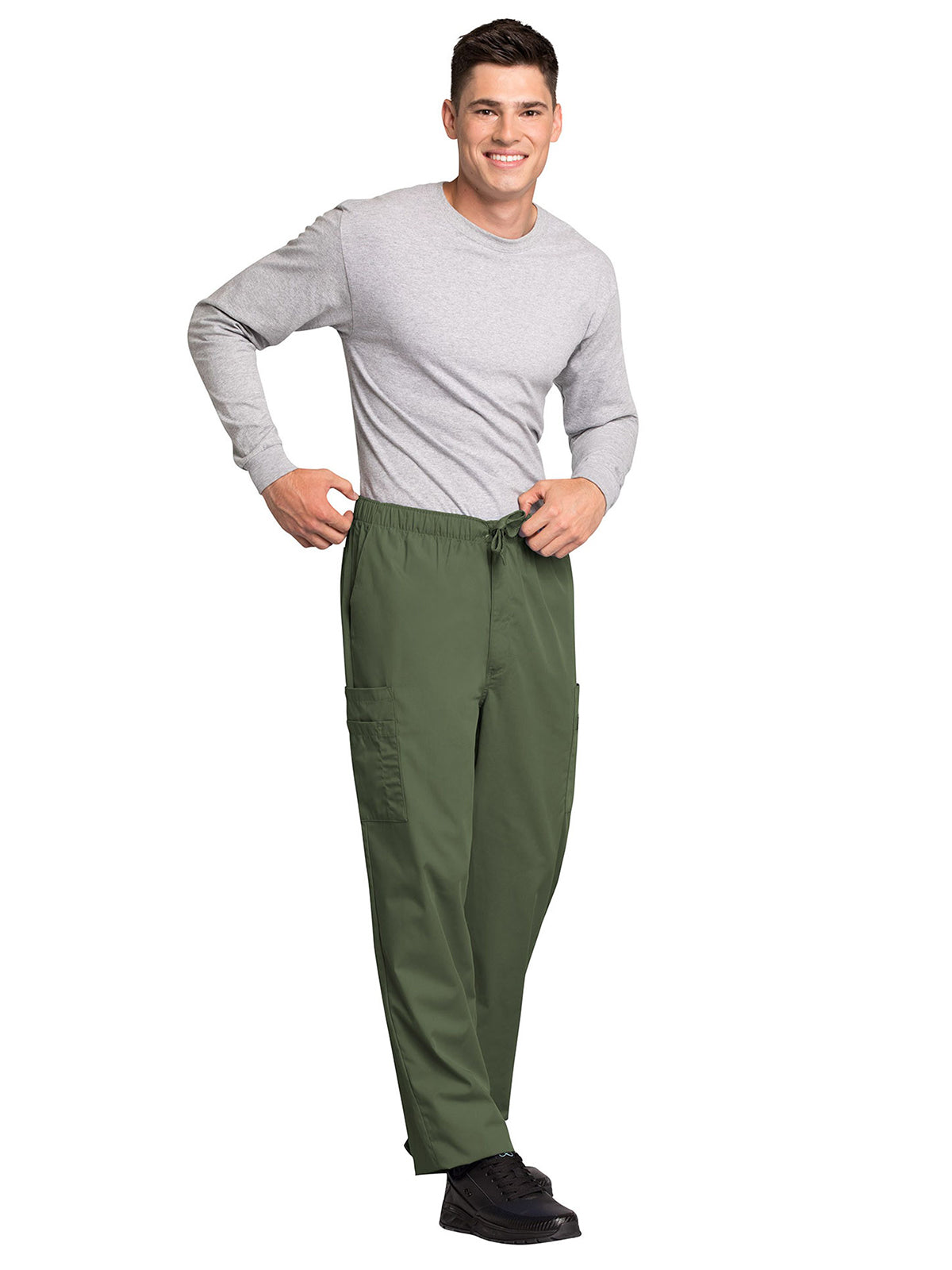 Men's 7-Pocket Cargo Scrub Pant - 4000 - Olive