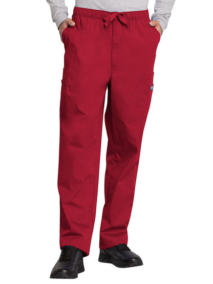 Men's 7-Pocket Cargo Scrub Pant - 4000 - Red