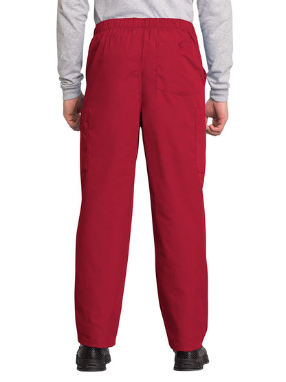 Men's 7-Pocket Cargo Scrub Pant - 4000 - Red