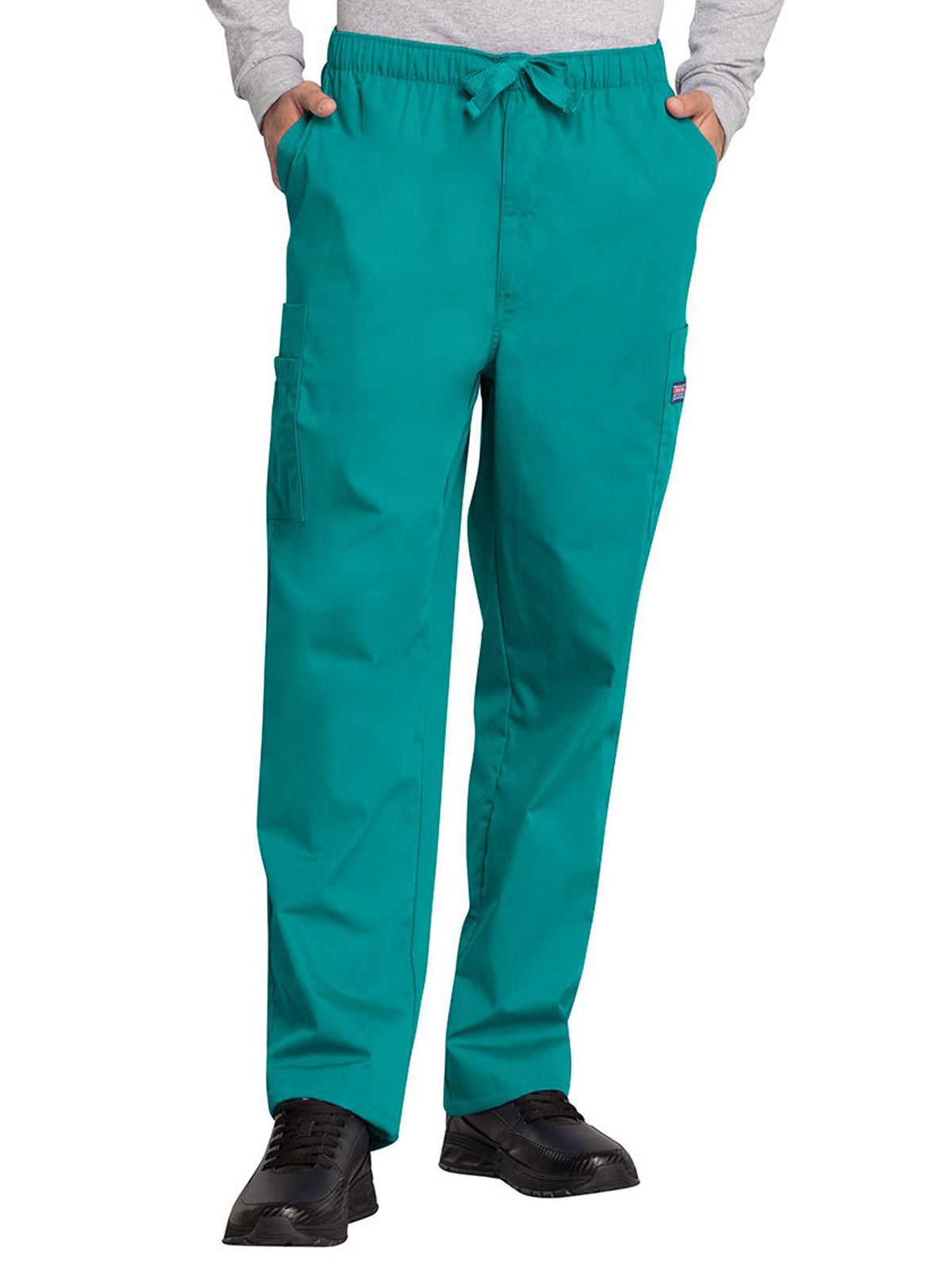 Men's 7-Pocket Cargo Scrub Pant - 4000 - Teal Blue